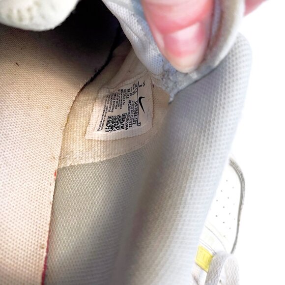 Nike Air Force 1 Shadow Sail Light Silver Citron Tint, Size 8 - Picture 7 of 8